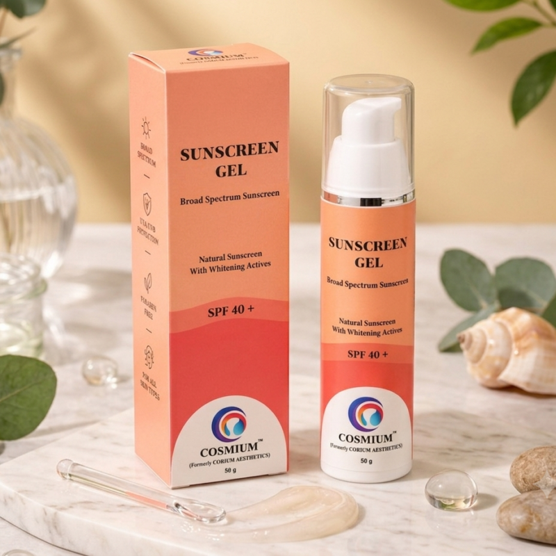 Home cosmium sunscreen gel spf 40+
